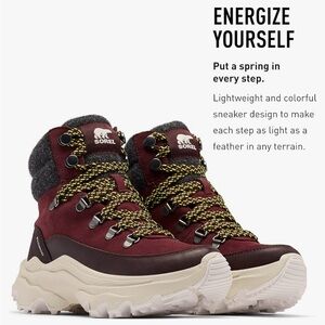 Sorel Burgundy Boots